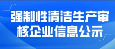 強制性清潔生產審核企業信息公示——龍巖中福木業有限公司